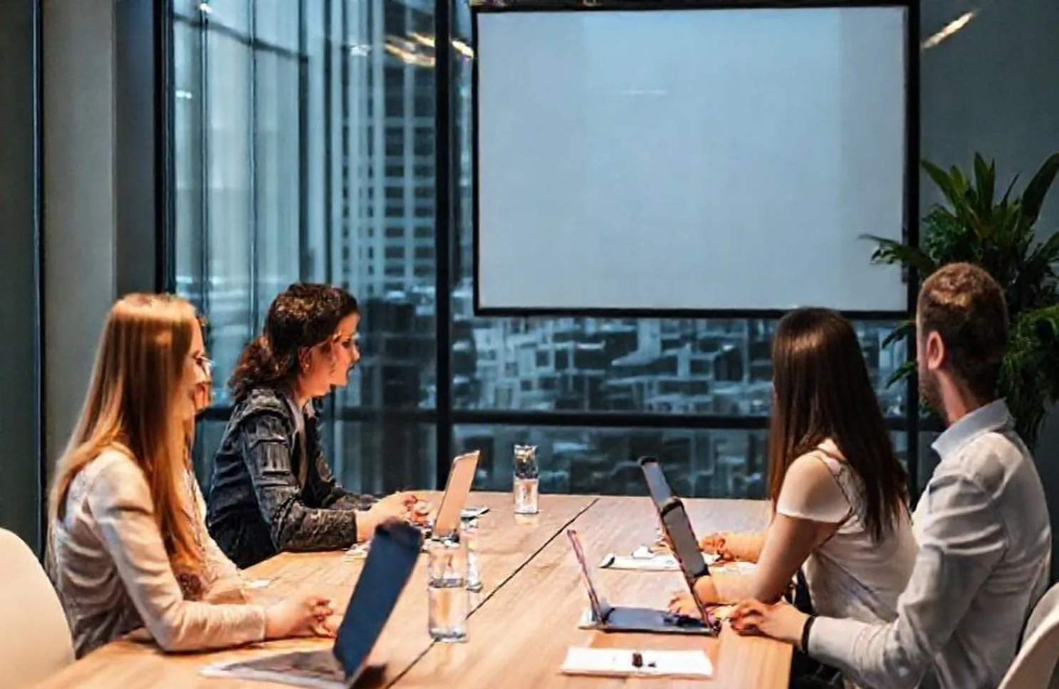 Modern workplace transformation meeting